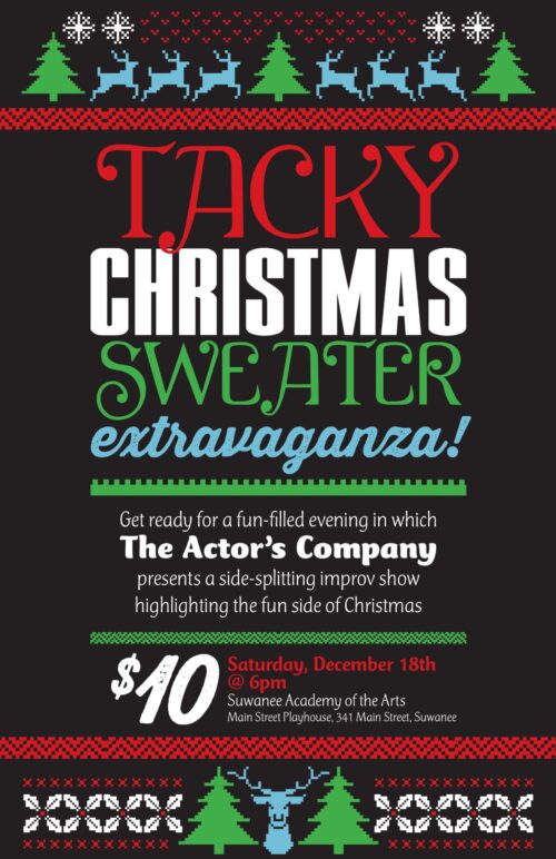 SAA-240 - Tacky Christmas Sweater 11x17 poster